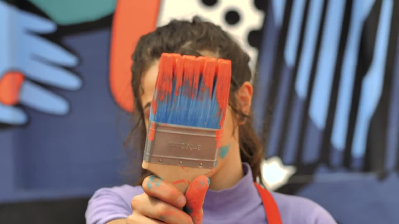 Stock Video Painter Style Lower Third Live Wallpaper