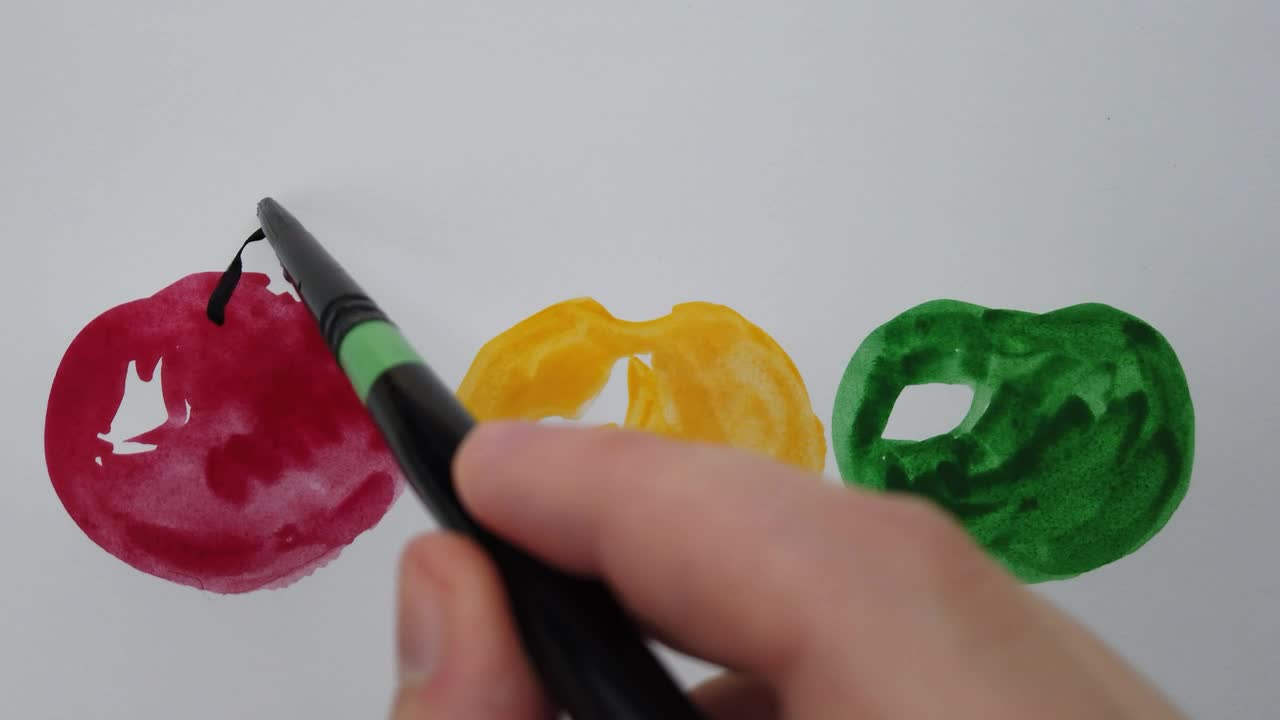 Stock Video Painting Fruit Live Wallpaper