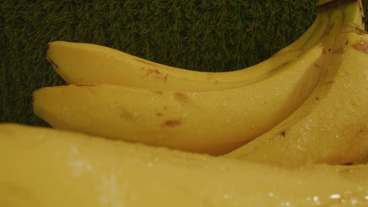 Stock Video Pair Of Plantain Stalks In A Close Up Shot Live Wallpaper