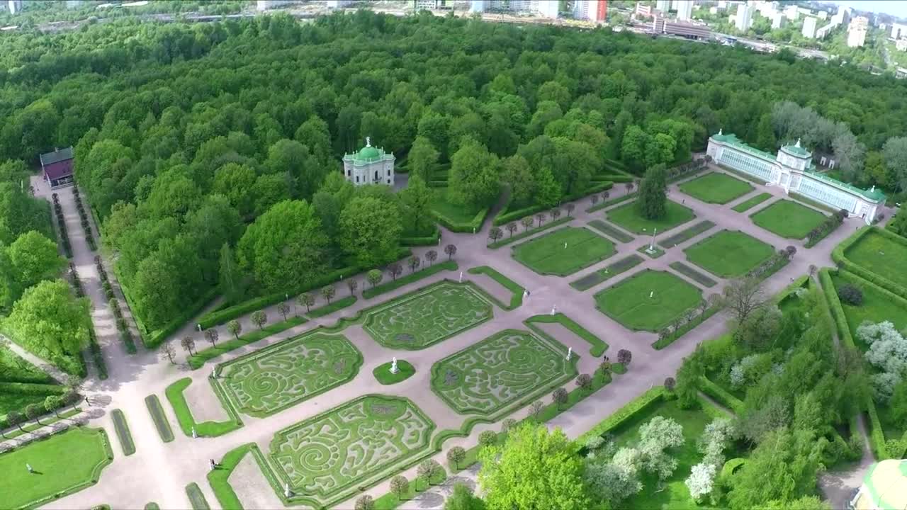 Stock Video Palace Grounds In Tsaritsyno Live Wallpaper