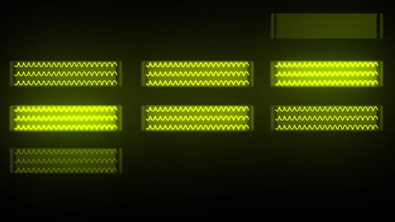 Stock Video Panels With D Filaments Glowing In The Dark Live Wallpaper