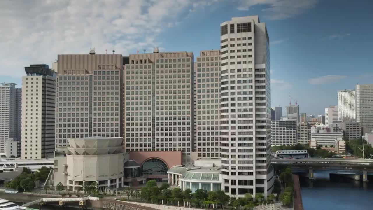 Stock Video Panning Shot Of Tokyo City Live Wallpaper