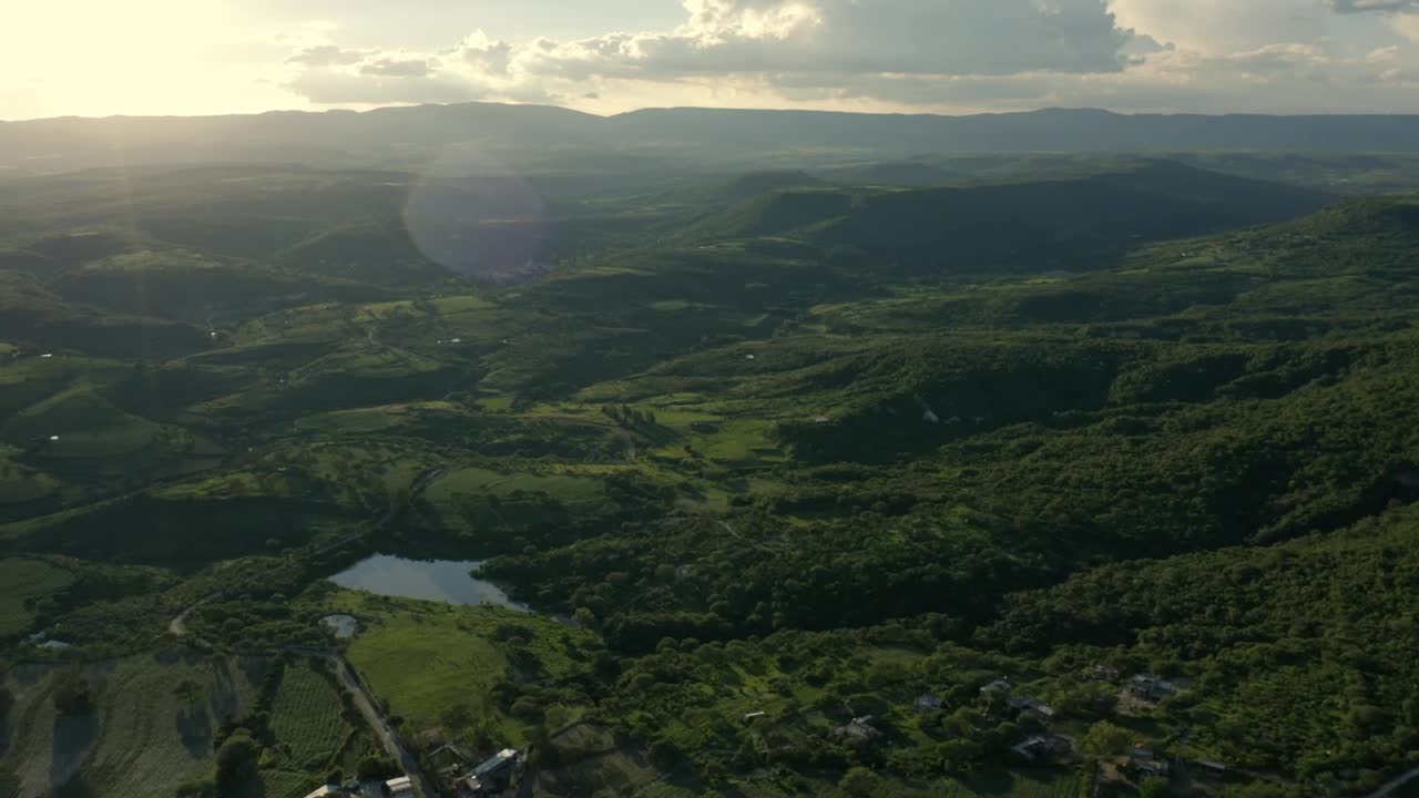 Stock Video Panorama Of A Natural Environment With Various Types Of Relief Live Wallpaper
