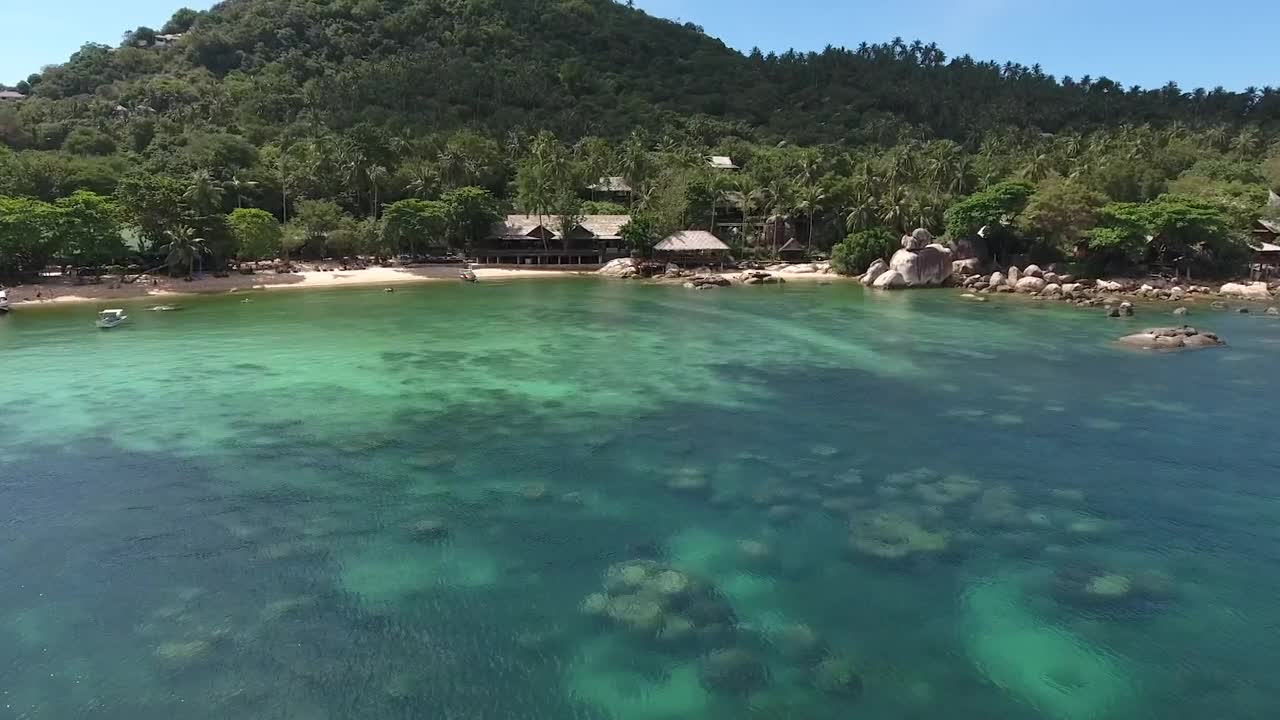 Stock Video Paradise Island With Turquoise Sea Live Wallpaper