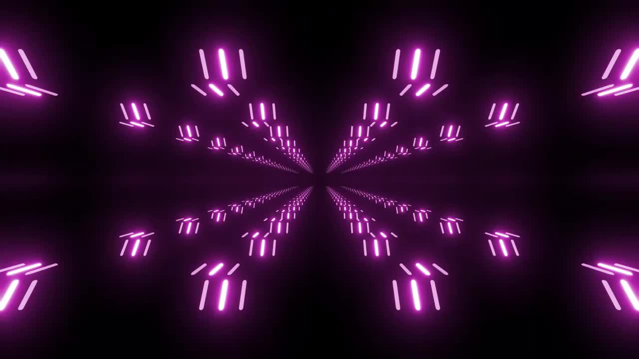 Stock Video Parallel Surfaces Of Purple Neon Lights Live Wallpaper