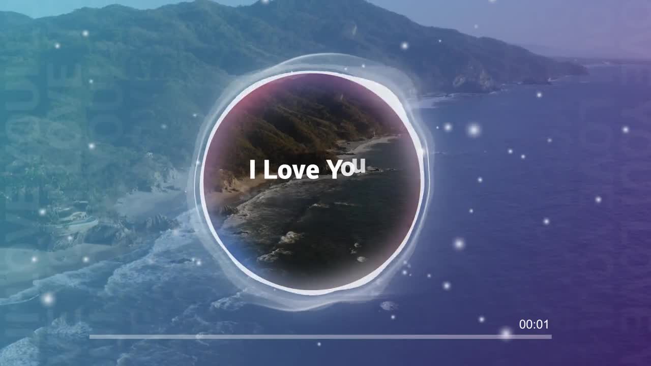 Stock Video Particle Audio Visualizer Live Wallpaper