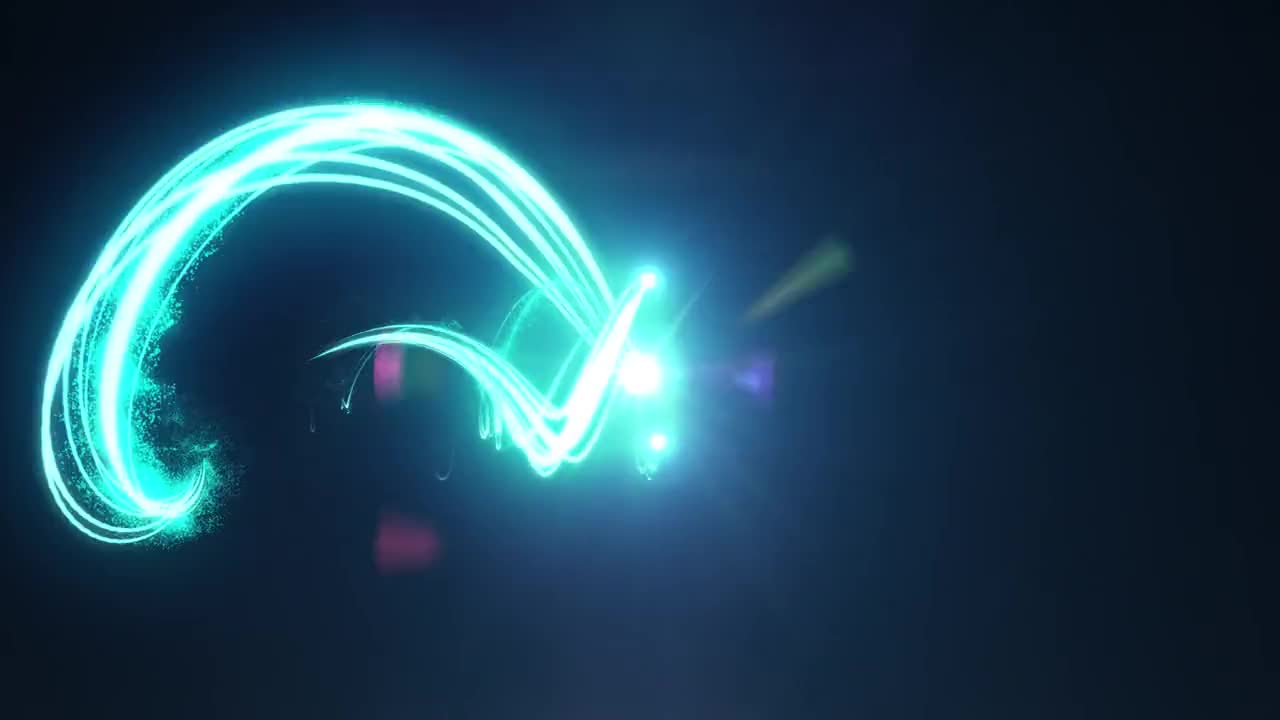 Stock Video Particle Ripple Logo Live Wallpaper