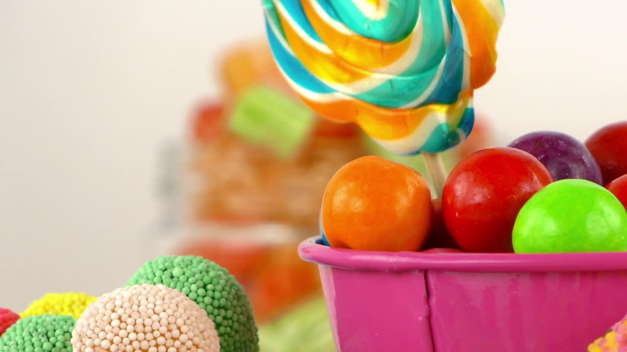 Stock Video Party Candy Decorations Live Wallpaper