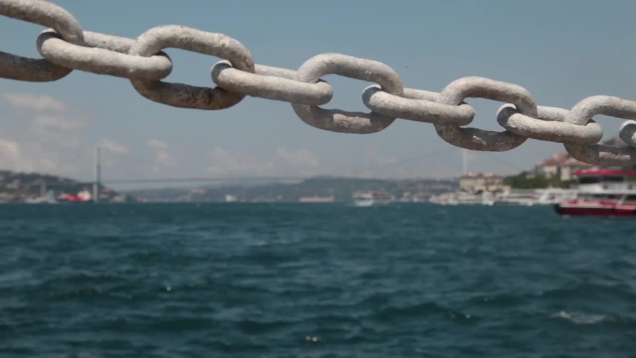 Stock Video Passenger Boat Sailing In The Istanbul Live Wallpaper