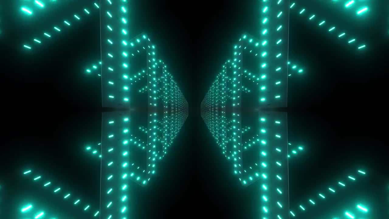 Stock Video Path Between Two Rows Of Light Live Wallpaper