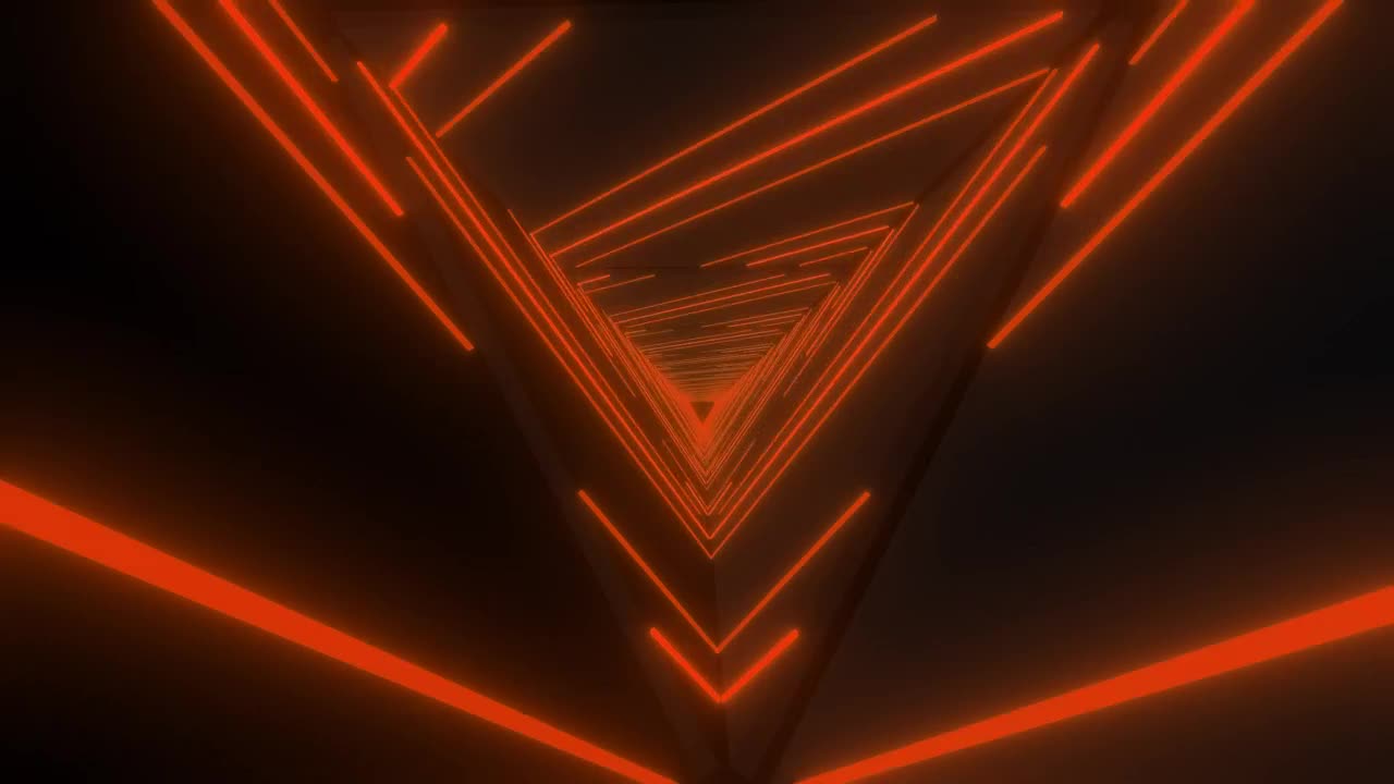 Stock Video Path With Shape Of Inverted Triangle Orange Light Live Wallpaper