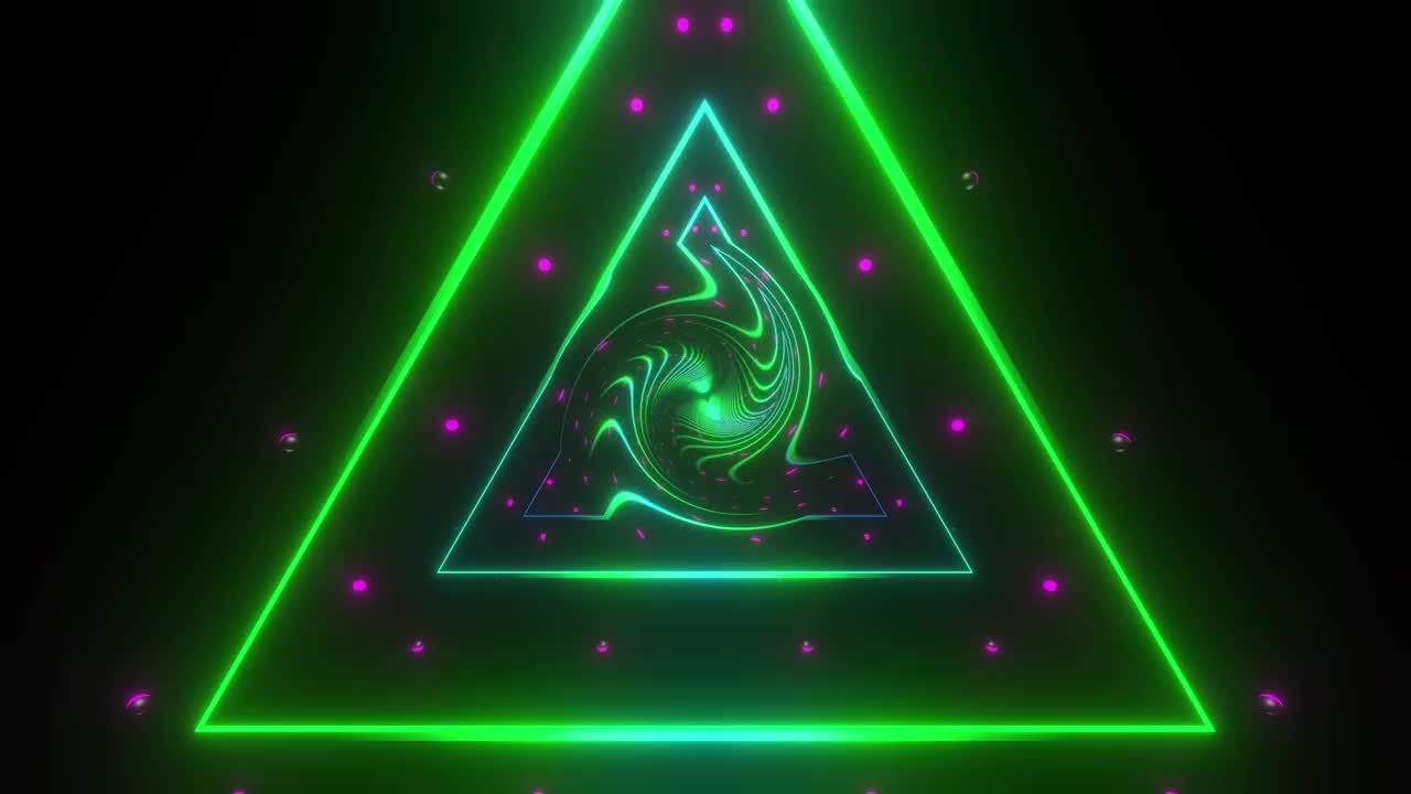 Stock Video Path With Triangles And Points Of Light Live Wallpaper