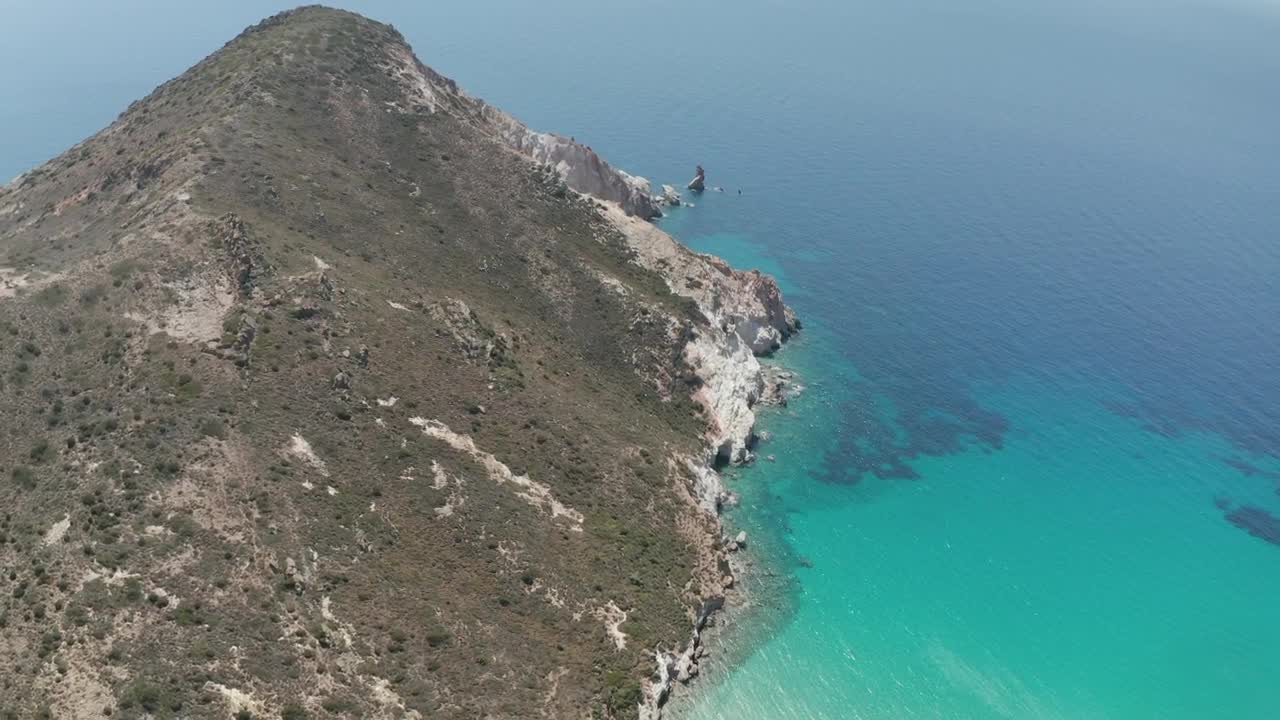 Stock Video Peaceful Coastline With Turquoise Blue Sea Live Wallpaper