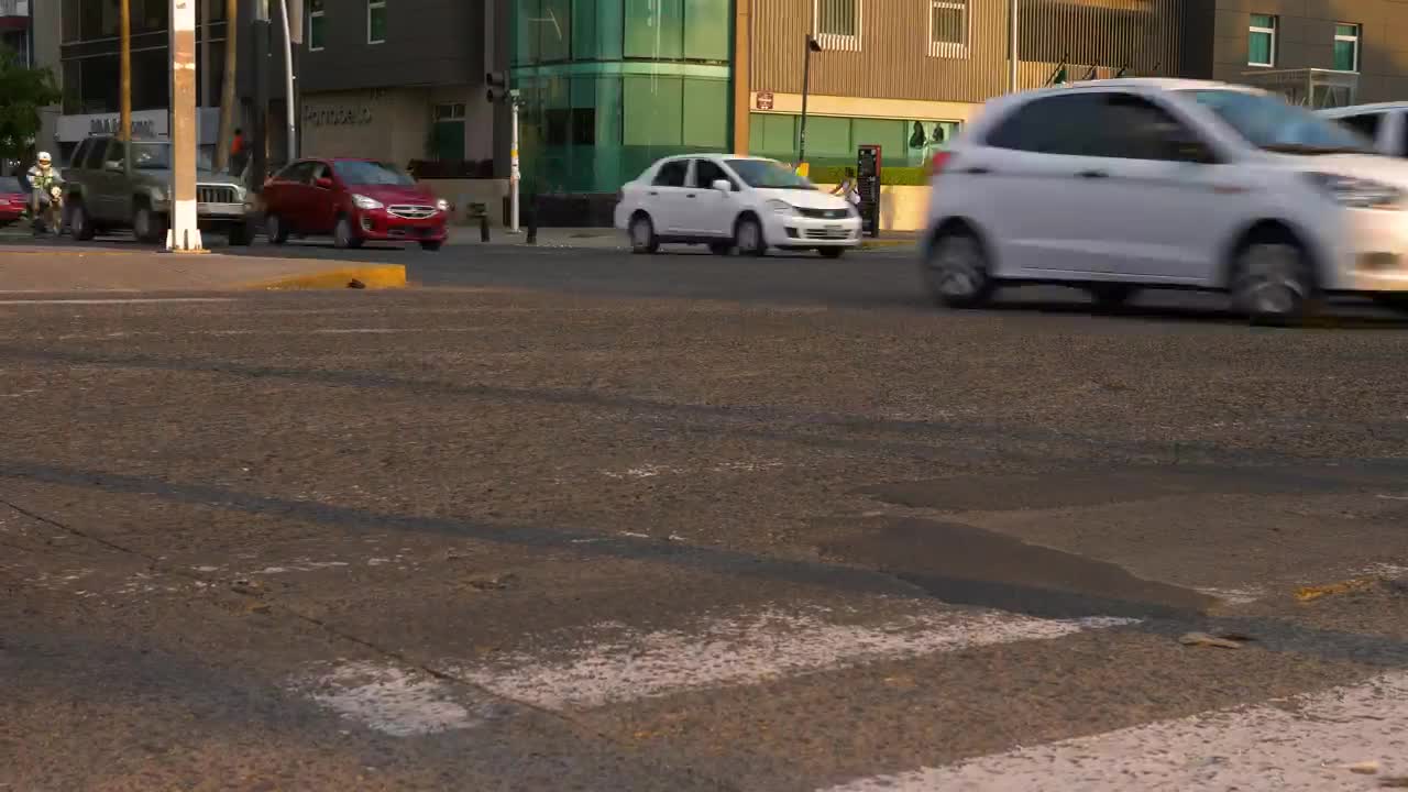 Stock Video Pedestrian Crossing In The City Live Wallpaper