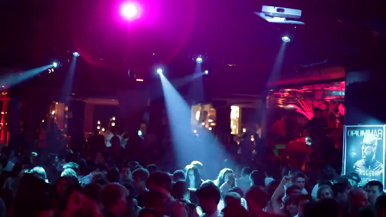 Stock Video People Dancing At A Night Club Live Wallpaper