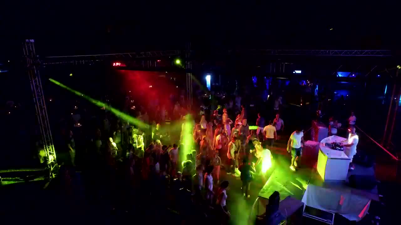 Stock Video People Dancing At The Nightclub Live Wallpaper