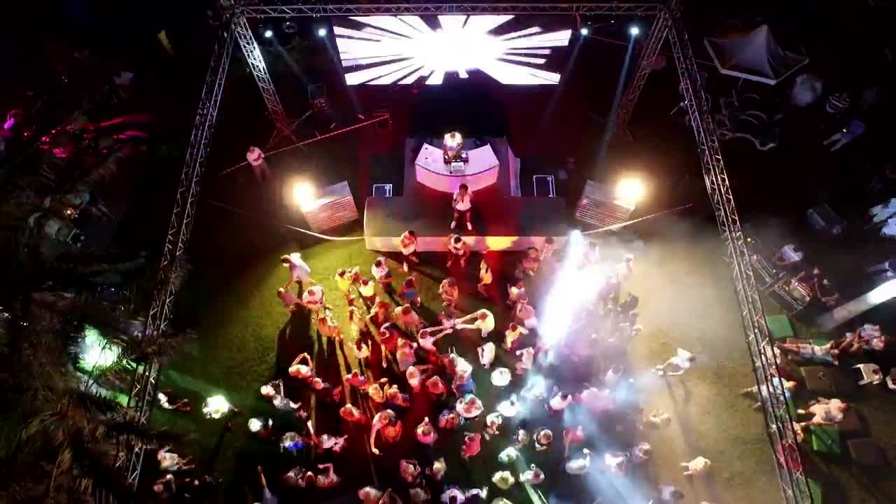 Stock Video People Partying In The Nightclub Live Wallpaper