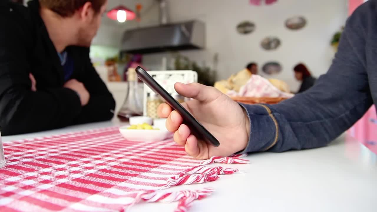 Stock Video People Waiting At The Table In A Restaurant Live Wallpaper
