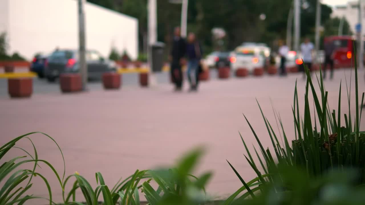 Stock Video People Walking Along The Street In Fast Motion Live Wallpaper