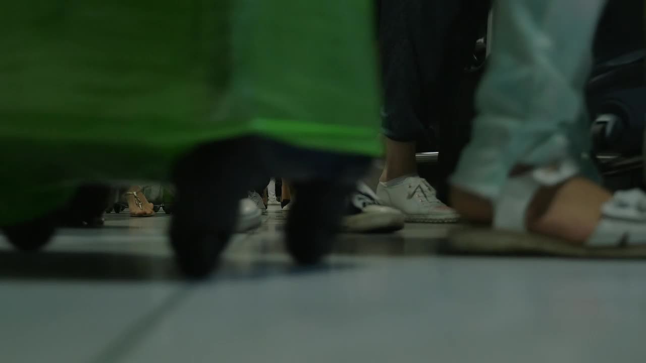 Stock Video People Walking Around An Airport Live Wallpaper