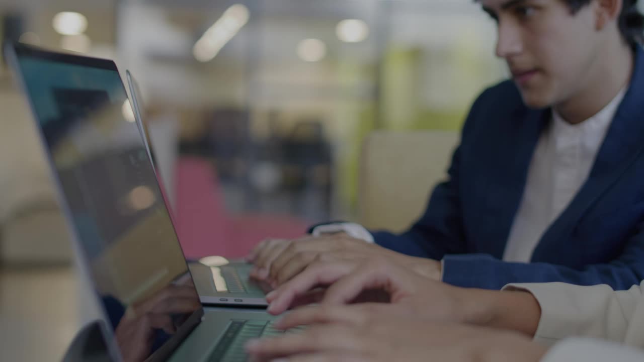 Stock Video People Working On Laptops Live Wallpaper