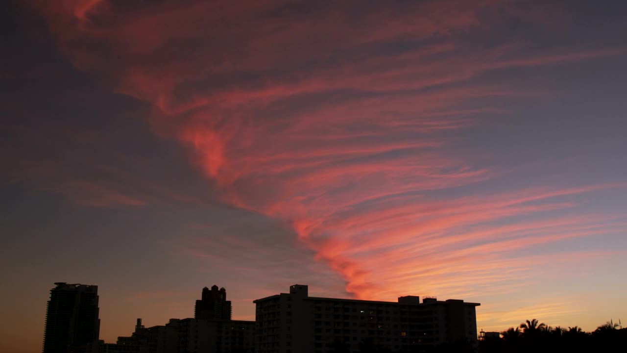 Video Stock Red Sky Above The City Live Wallpaper Free