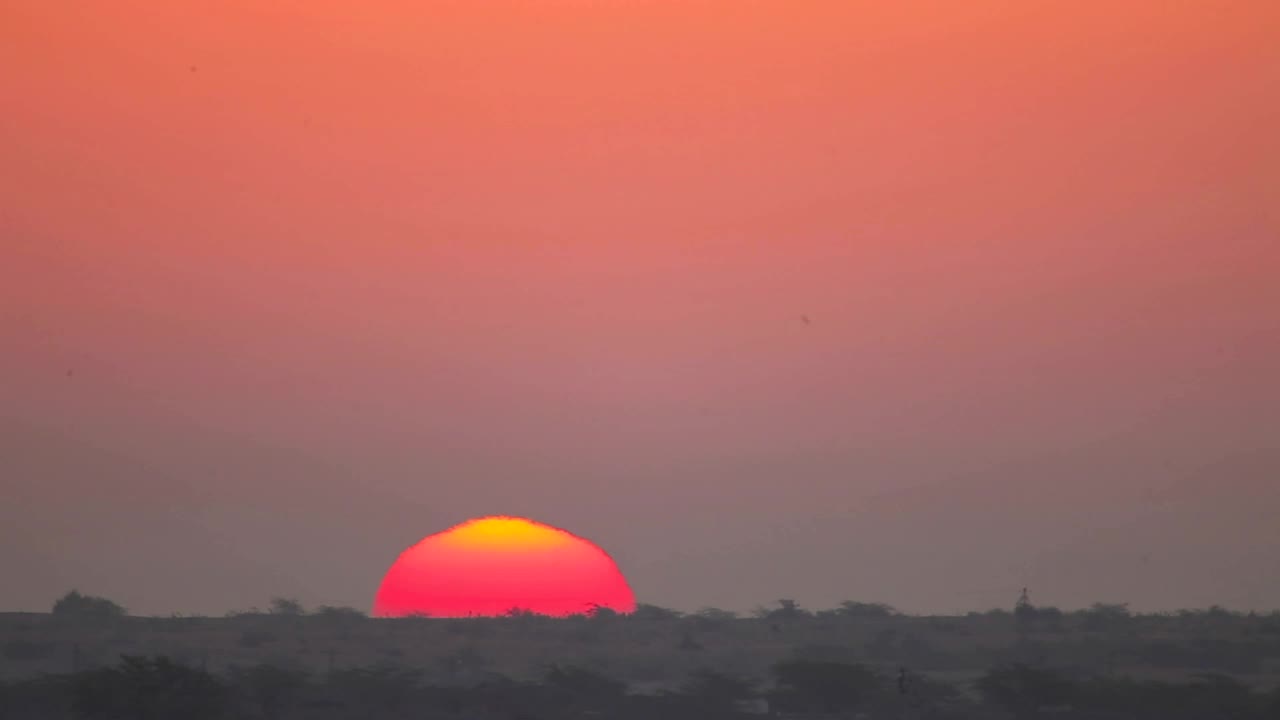 Video Stock Red Sun Rising In The Warm Morning Live Wallpaper Free