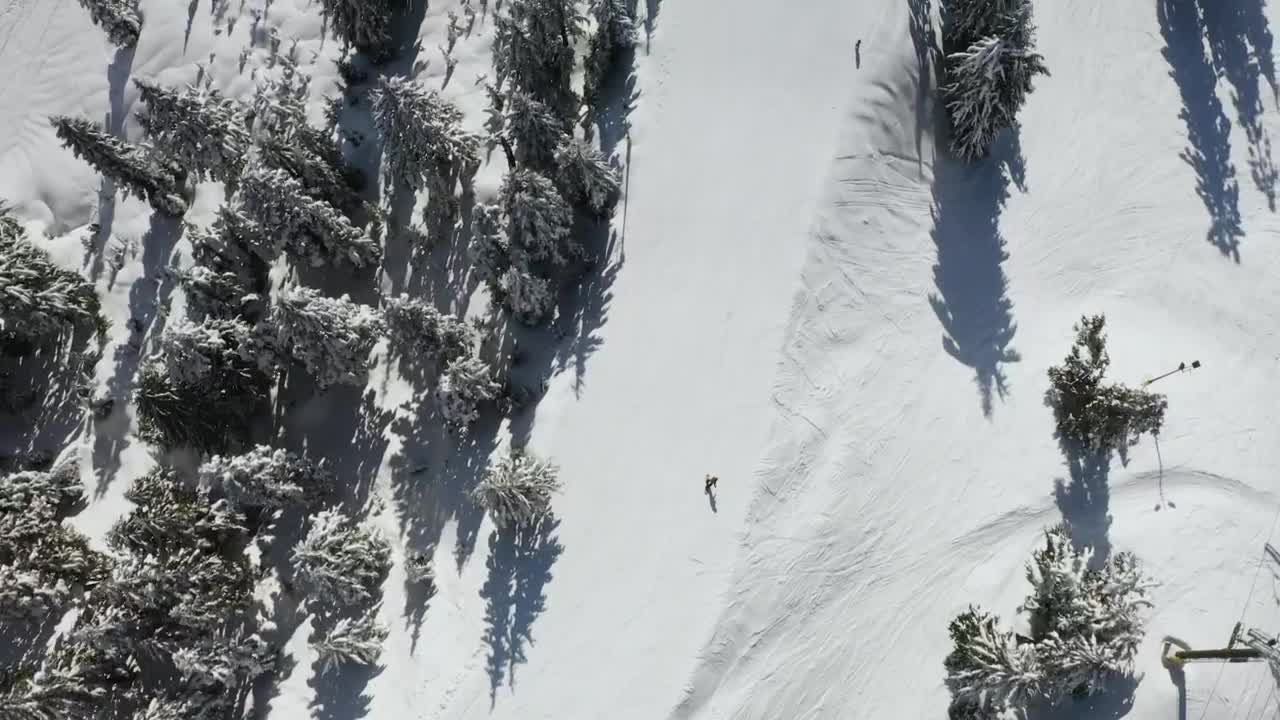 Video Stock Person Practicing Snowboarding Live Wallpaper Free