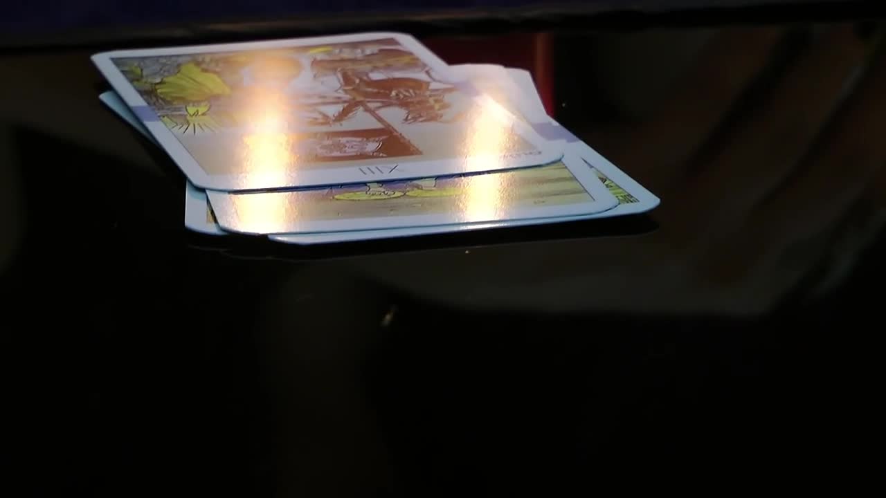 Video Stock Person Predicting The Future With Tarot Cards Live Wallpaper Free