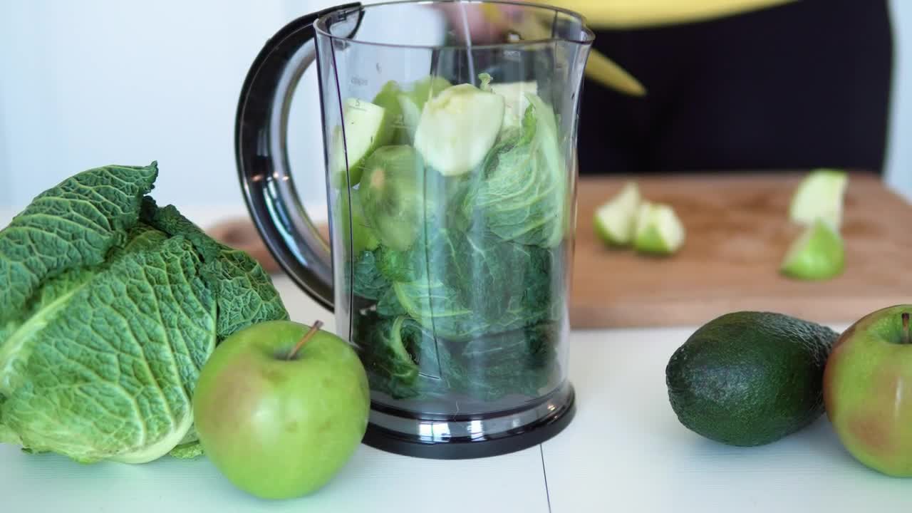 Video Stock Person Preparing A Healthy Drink Live Wallpaper Free