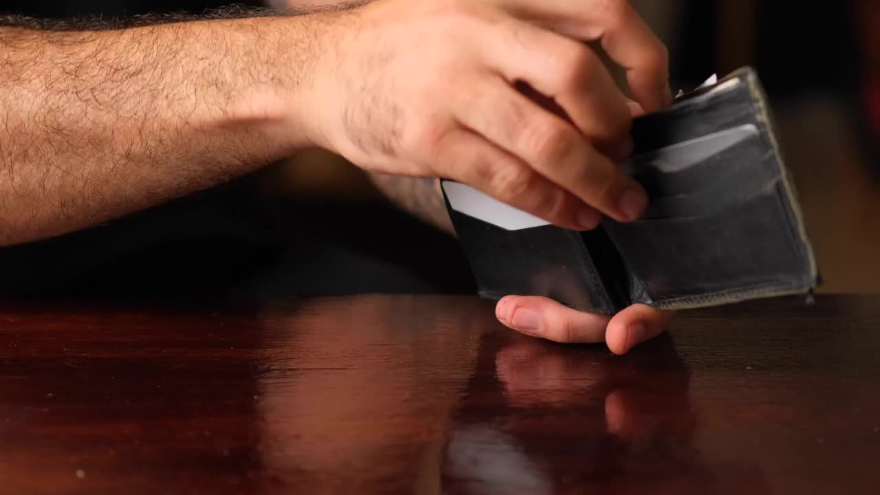 Video Stock Person Realizes That They No Longer Have Money In His Live Wallpaper Free