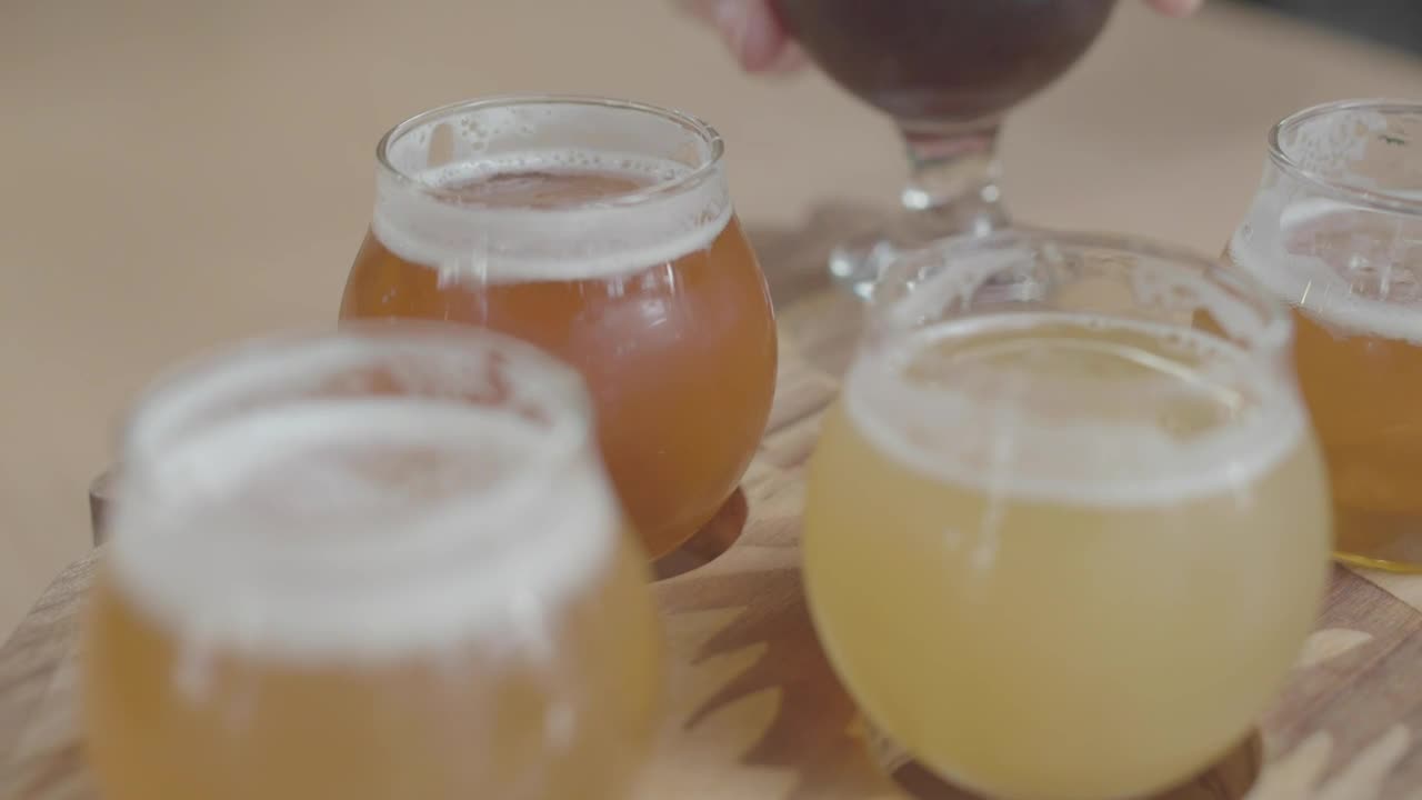 Video Stock Person Sets Down A Beer Live Wallpaper Free