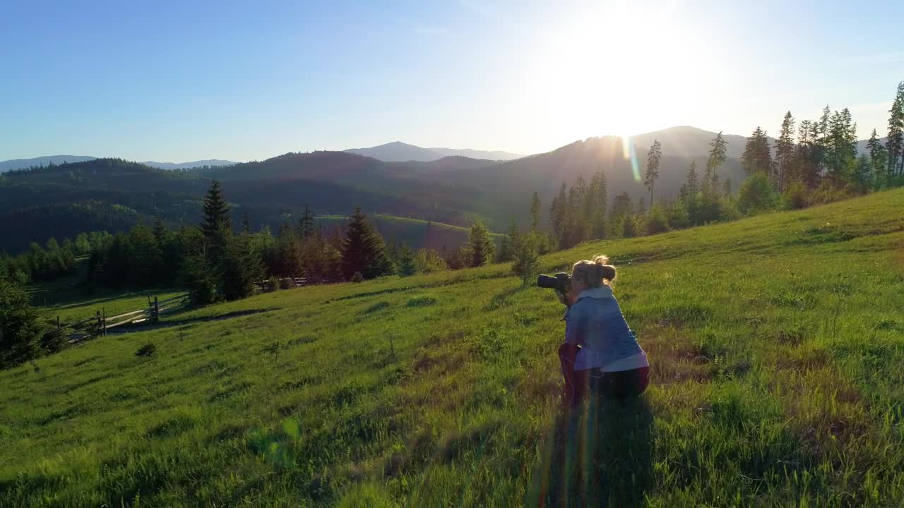 Video Stock Photographer On The Hill Live Wallpaper Free