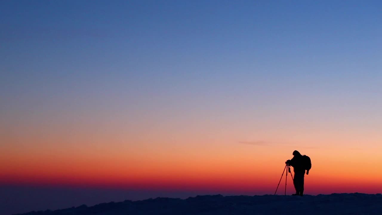 Video Stock Photographing The Sunset Live Wallpaper Free