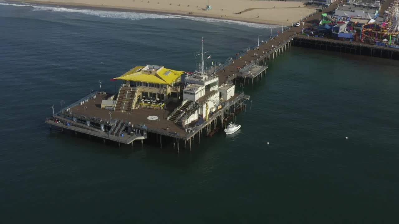 Video Stock Pier On The Seashore At La Beach Live Wallpaper Free