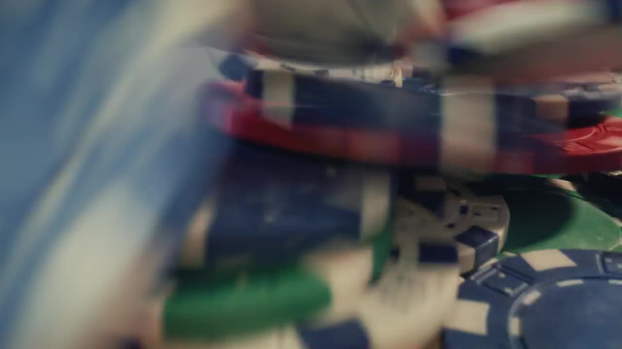 Video Stock Pile Of Chips And Dice On A Gaming Table Live Wallpaper Free