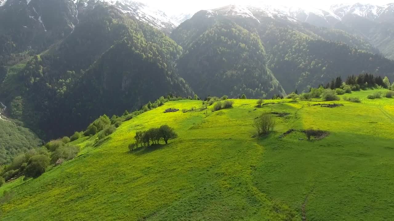Video Stock Plateau With Ruins In The Mountains Live Wallpaper Free