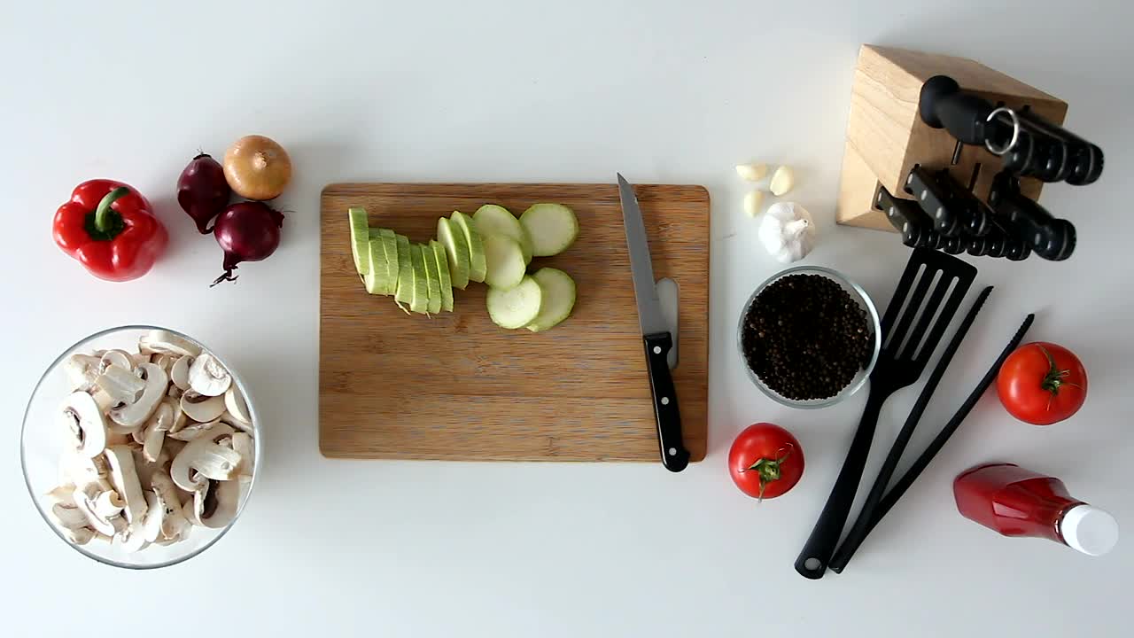 Video Stock Plating Fresh Vegetables Live Wallpaper Free