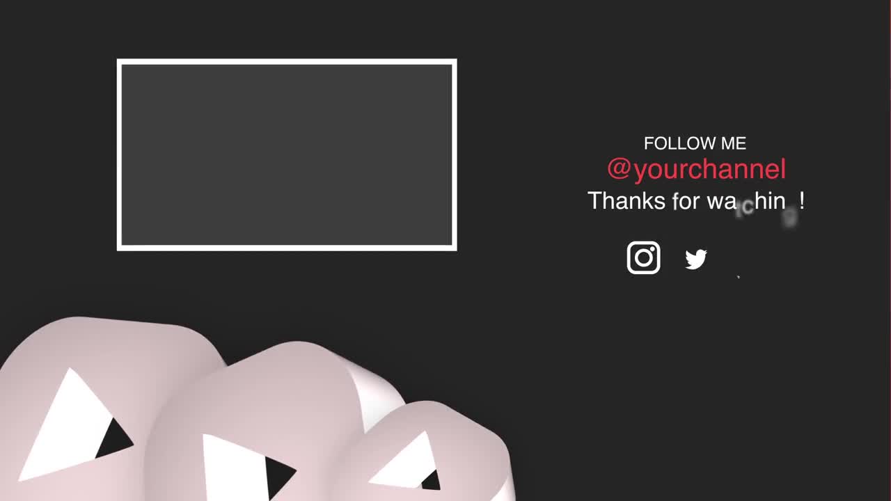 Video Stock Play Button End Screen Live Wallpaper Free