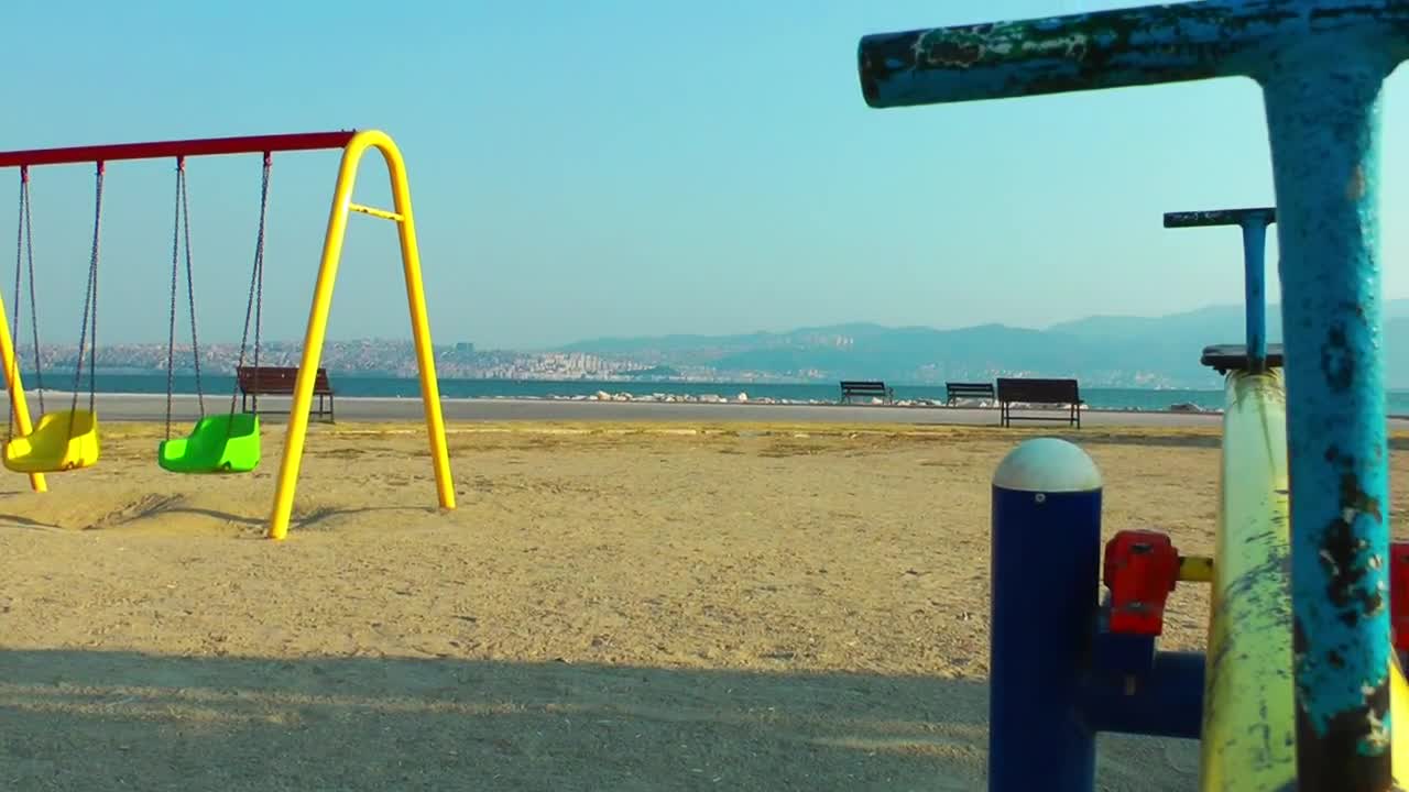 Video Stock Playground In The Beach Live Wallpaper Free