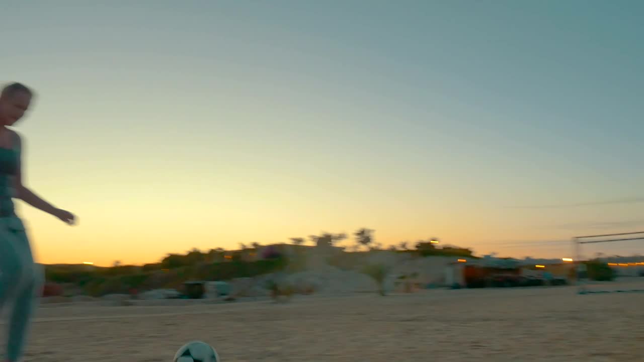 Video Stock Playing A Ball Game At The Beach Live Wallpaper Free