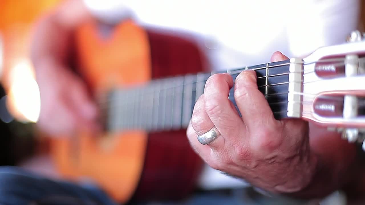 Video Stock Playing A Guitar In A Bedroom Live Wallpaper Free