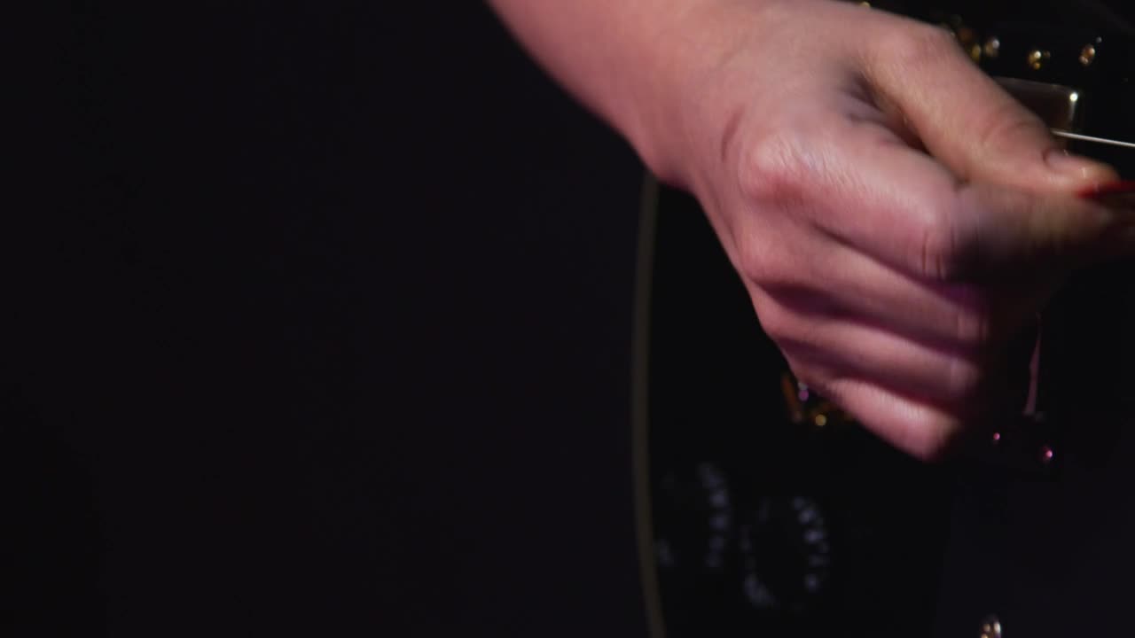 Video Stock Playing An Electric Guitar In A Studio Live Wallpaper Free