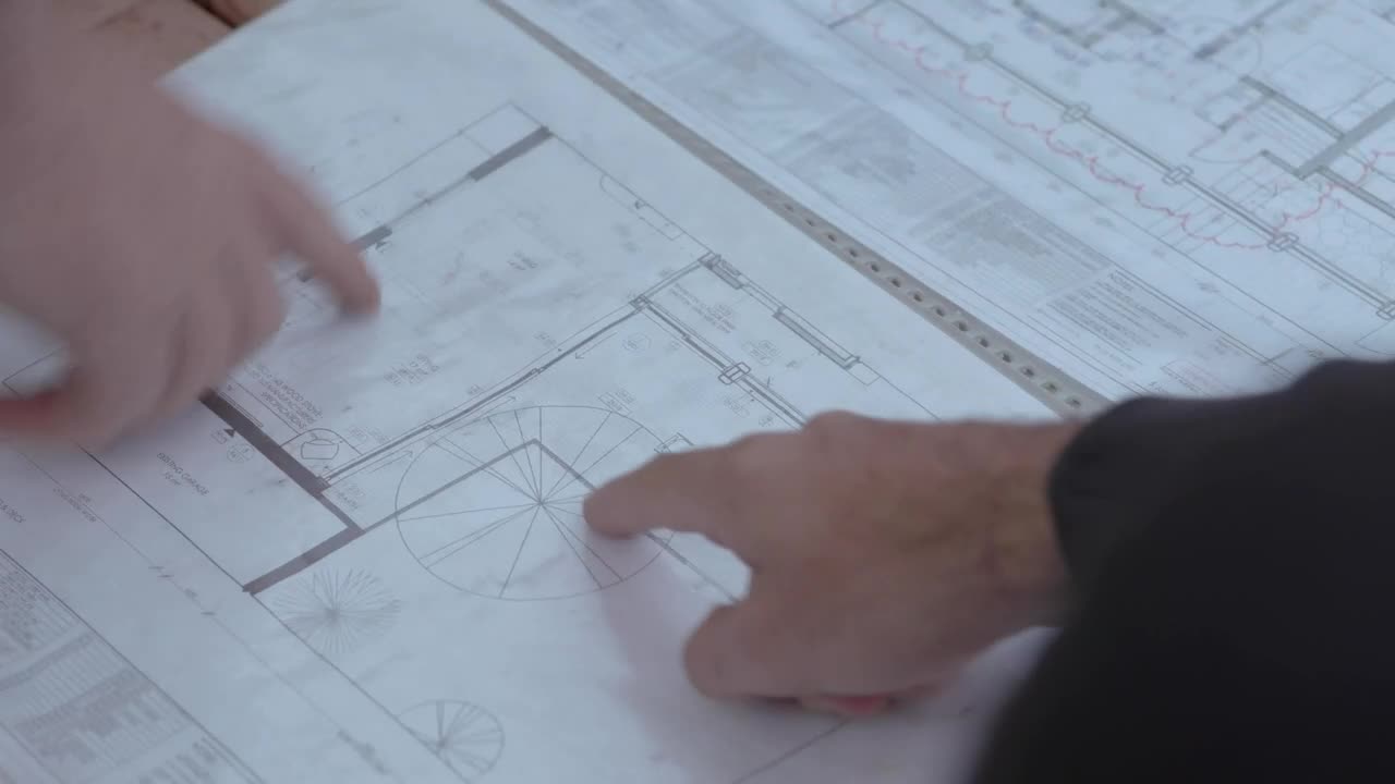 Video Stock Pointing To Blueprints Live Wallpaper Free