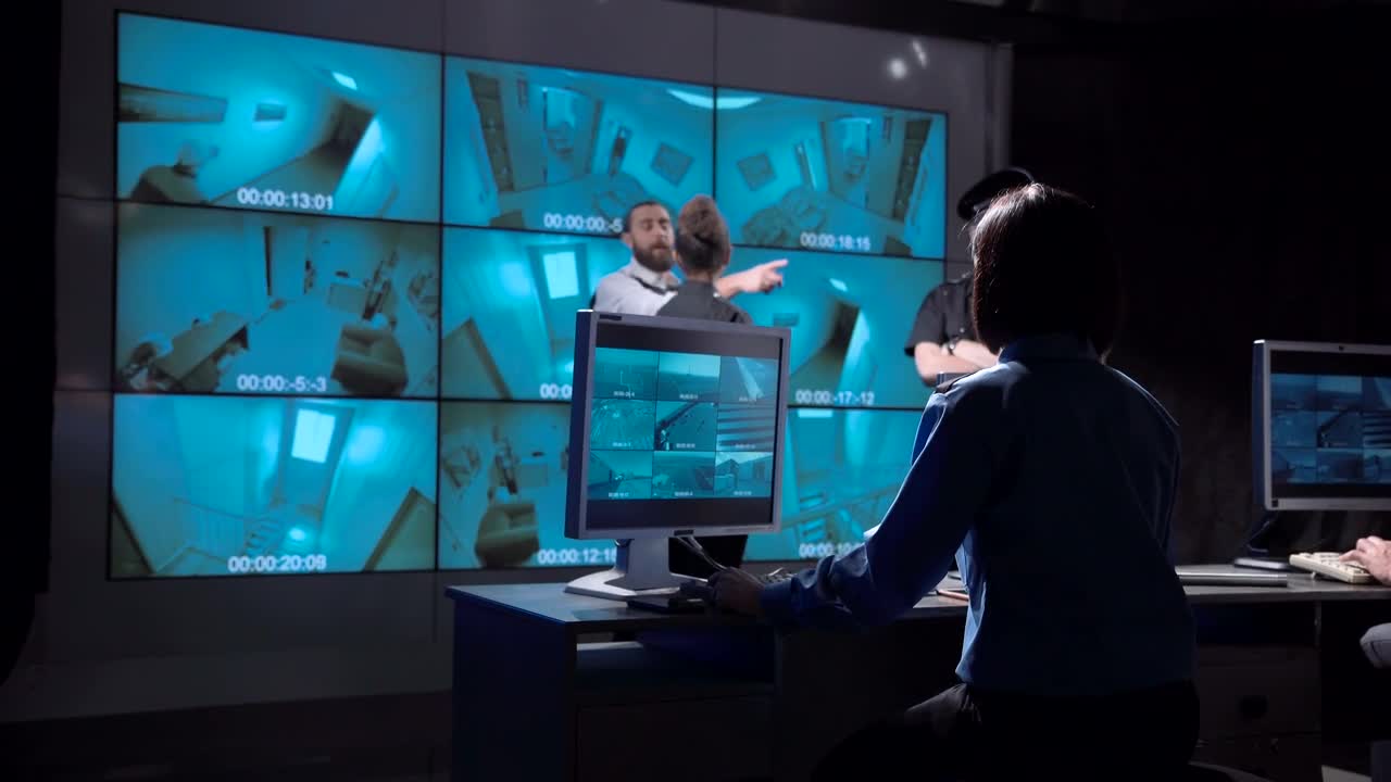 Video Stock Police Control Room Receive An Alarm Live Wallpaper Free