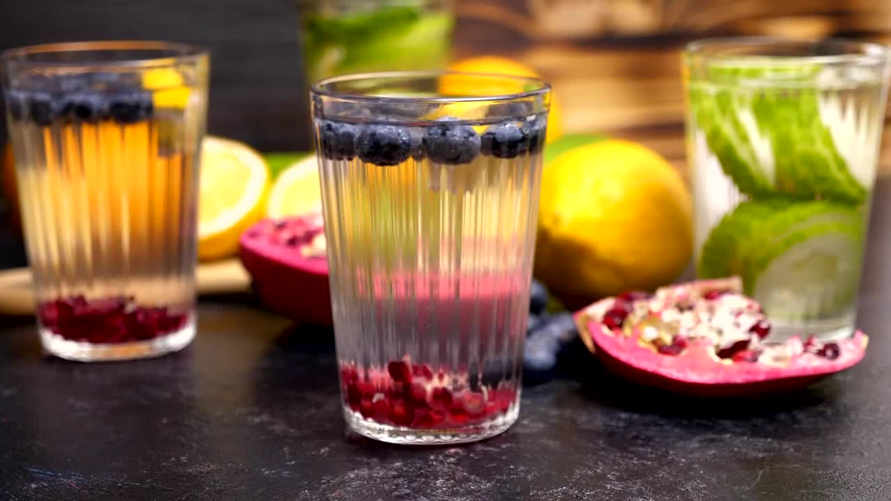 Video Stock Pomegranate And Lime Drinks Live Wallpaper Free