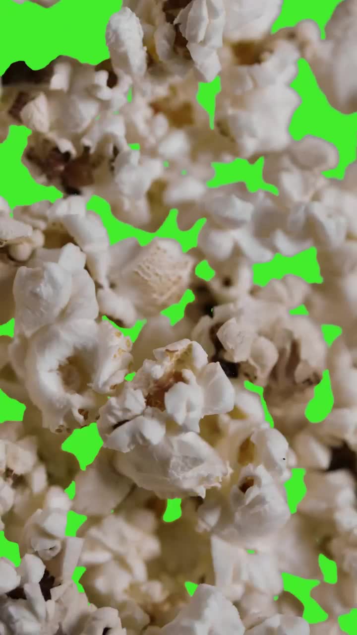Video Stock Popcorn Moving On A Green Background Live Wallpaper Free