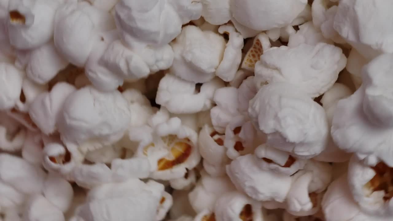 Video Stock Popcorn Spinning Close Up View Live Wallpaper Free