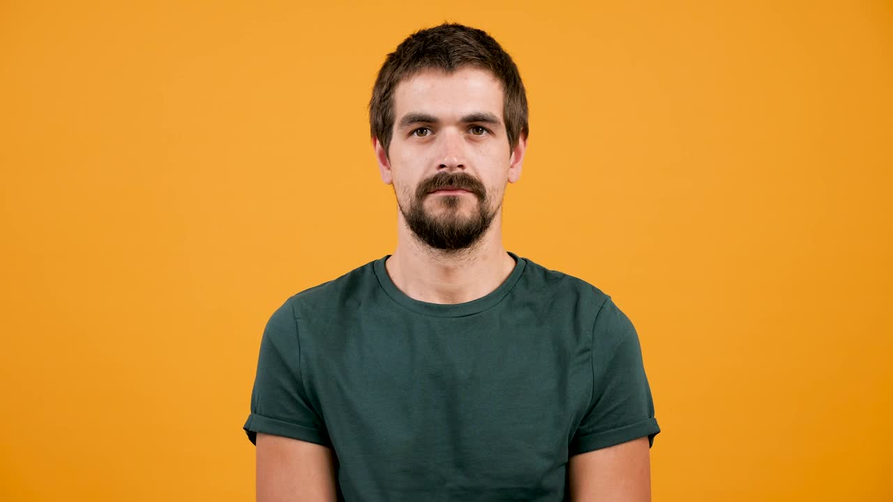 Video Stock Portrait Of A Man Showing A Toy Airplane Live Wallpaper Free