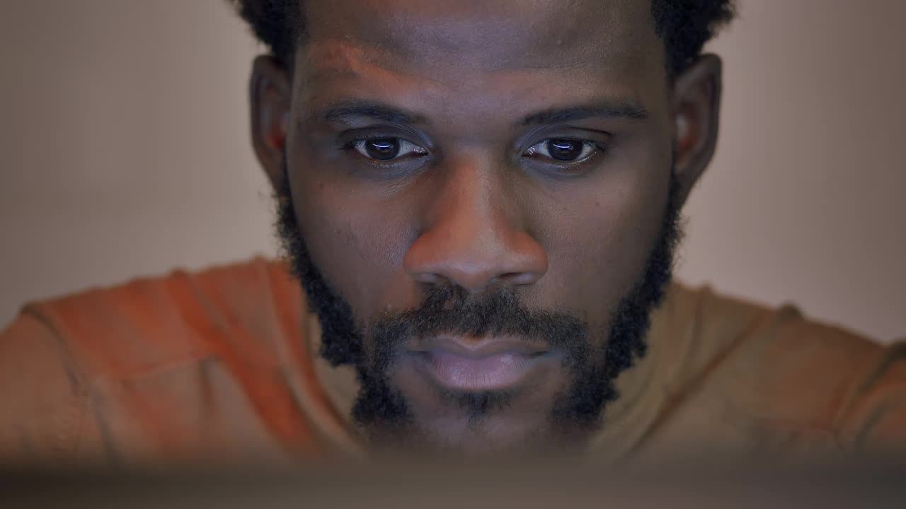 Video Stock Portrait Of A Man Working In Front Of His Computer Live Wallpaper Free